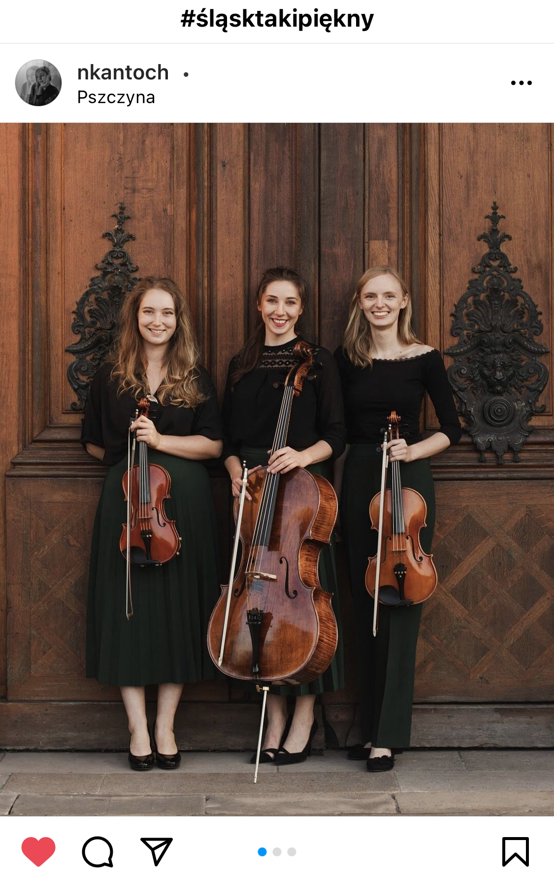 Trzy kobiety z instrumentami