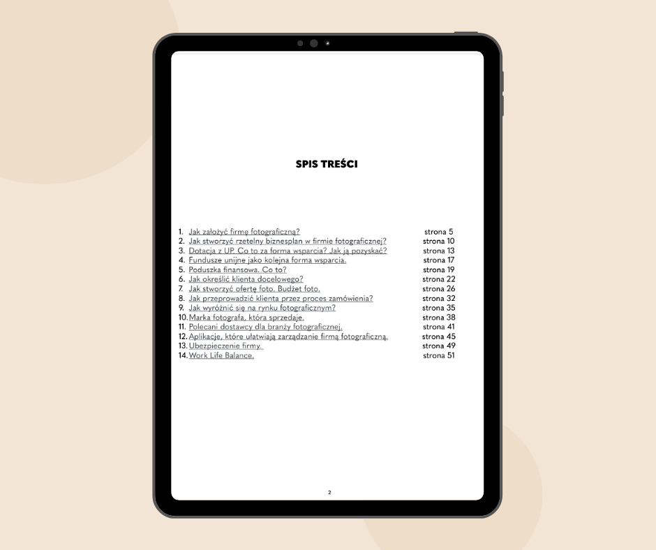 E-book - Jak otworzyć własną firmę fotograficzną? - obrazek 2