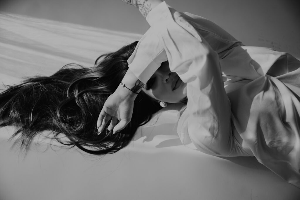 kreatywna sesja kobieca