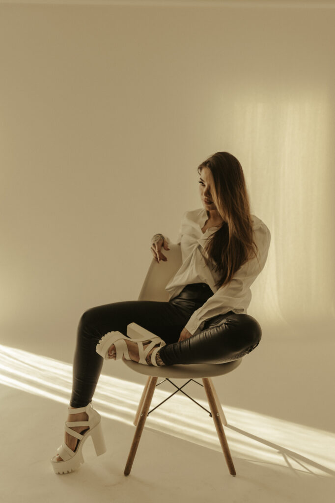 kreatywna sesja kobieca