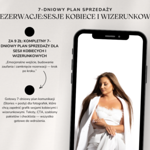 Sesja kobieca sesja wizerunkowa plan sprzedaży