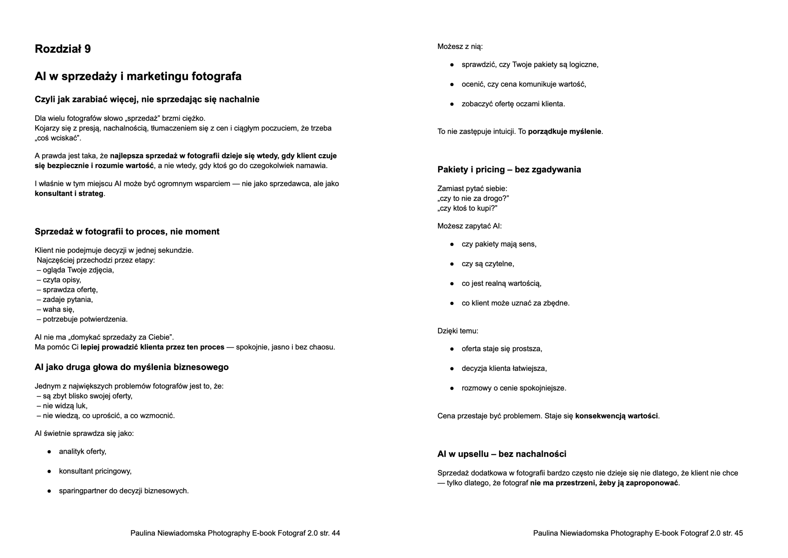 E-book - Fotograf 2.0 Jak odzyskać czas, skalować swój styl i zarabiać więcej dzięki AI - obrazek 6