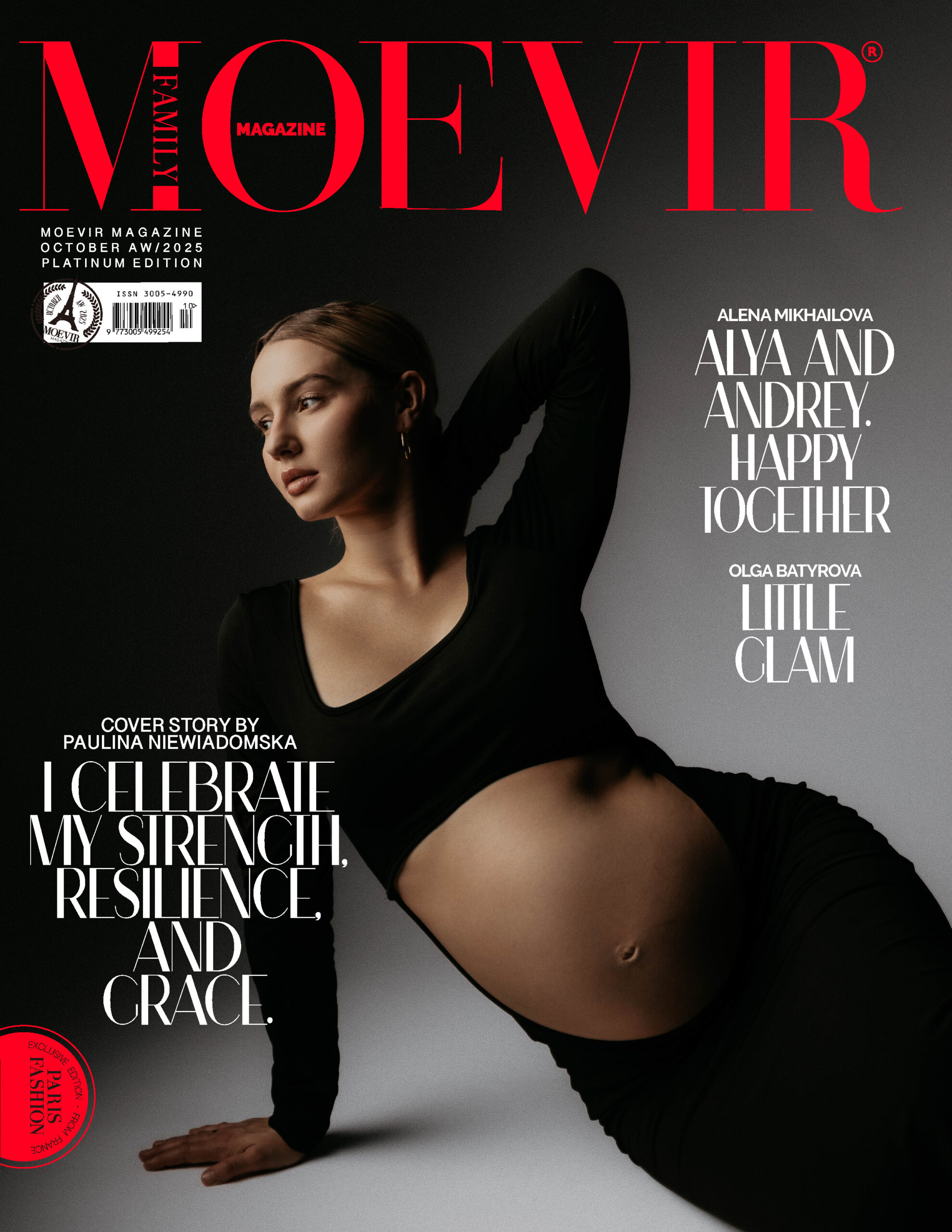 Portret na okładce magazynu Moevir